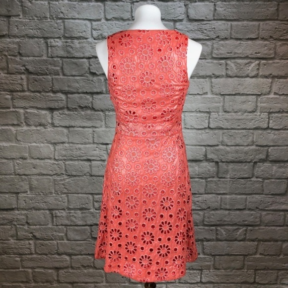 Maeve Anthropologie Coralshine Eyelet Dress - Picture 6 of 7